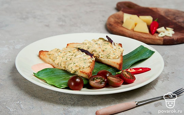 Тост с сыром — Рецепт с фото