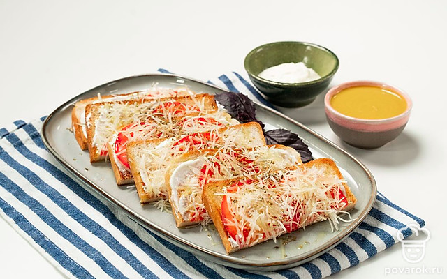 Тост со сметаной — Рецепт с фото