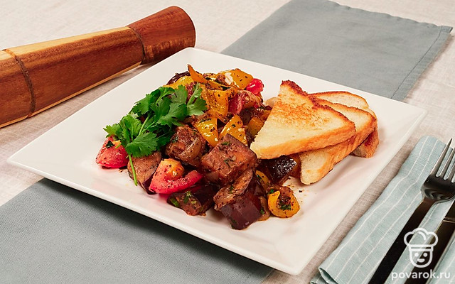 Аджапсандали в мультиварке — Рецепт с фото