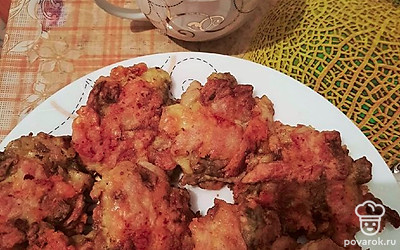 Рубленые котлеты с сыром, курицей и шампиньонами — Рецепт с фото