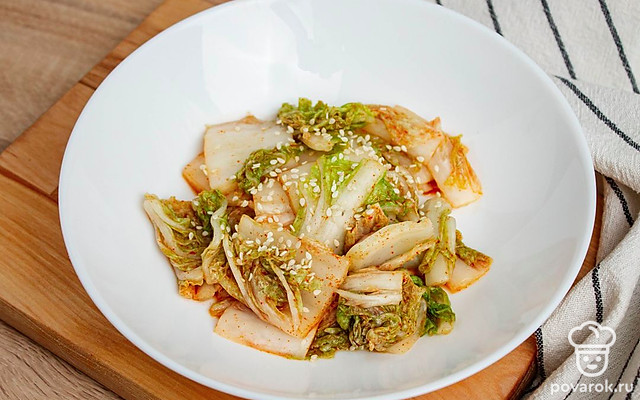 Маринованный кимчи по-корейски — Рецепт с фото