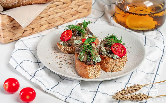 Багет с творожным сыром — Рецепт с фото