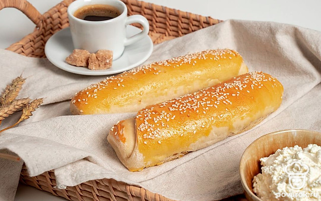 Багет с творогом — Рецепт с фото