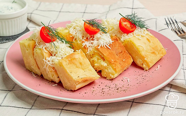 Ачма со слоеным тестом — Рецепт с фото