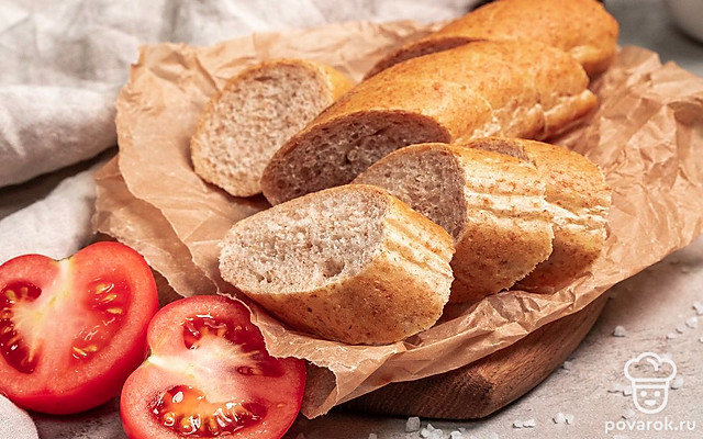 Багет со сливочным маслом — Рецепт с фото