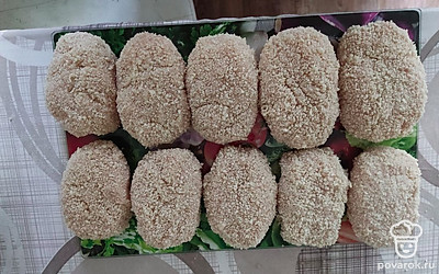 Так делаем со всеми котлетами.