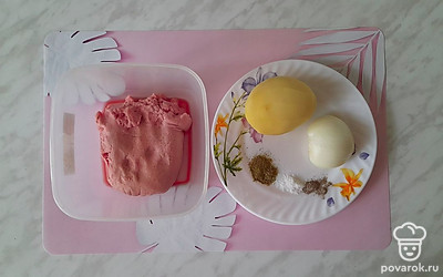 Подготовьте все ингредиенты.