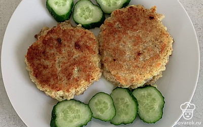 Подавать со свежим огурцом.