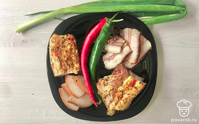 Пряное сало со специями — Рецепт с фото