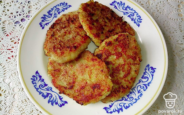 Куриные котлеты с кабачком и сыром — Рецепт с фото