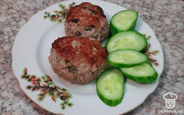 Куриные котлеты с зеленью — Рецепт с фото