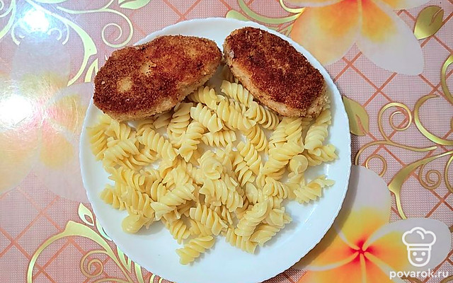 Сочные котлеты из куриного фарша в панировочных сухарях — Рецепт с фото