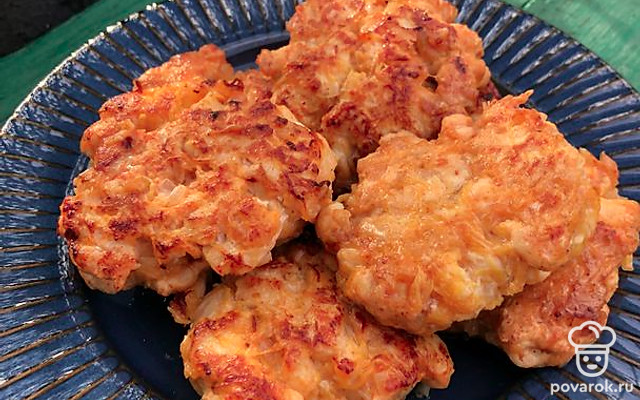 Куриные котлеты с тыквой — Рецепт с фото
