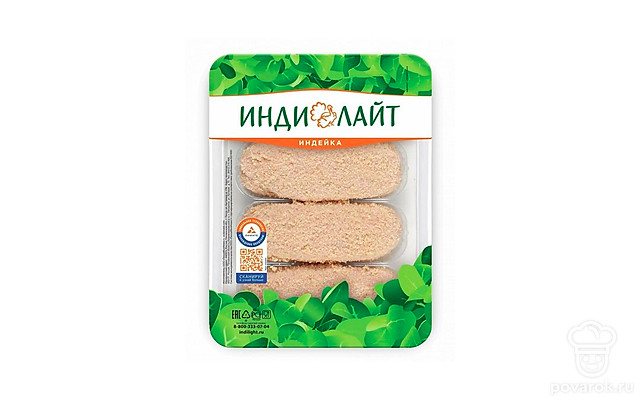 Котлеты из индейки домашние «Индилайт» — Рецепты с ингредиентом