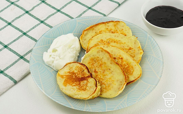 Оладьи без муки — Рецепт с фото