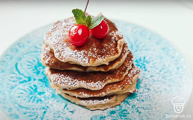 Банановые оладьи — Рецепт с фото