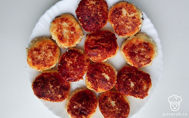 Быстрые оладьи с творогом — Рецепт с фото