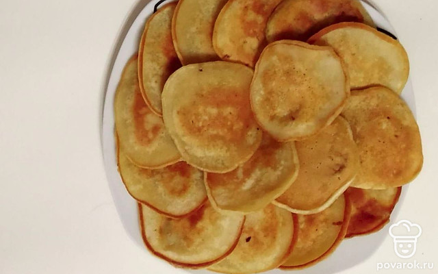 Вкусные банановые оладьи на молоке — Рецепт с фото