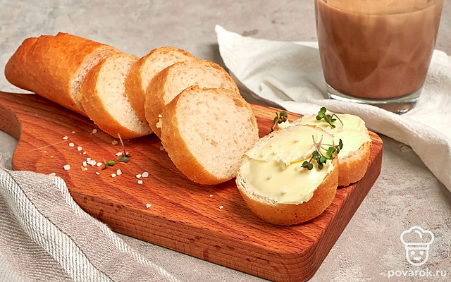 Багет в рукаве — Рецепт с фото
