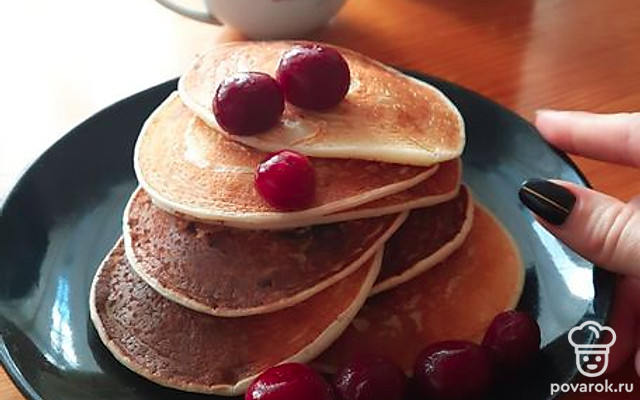 Любимые оладьи к чаю — Рецепт с фото