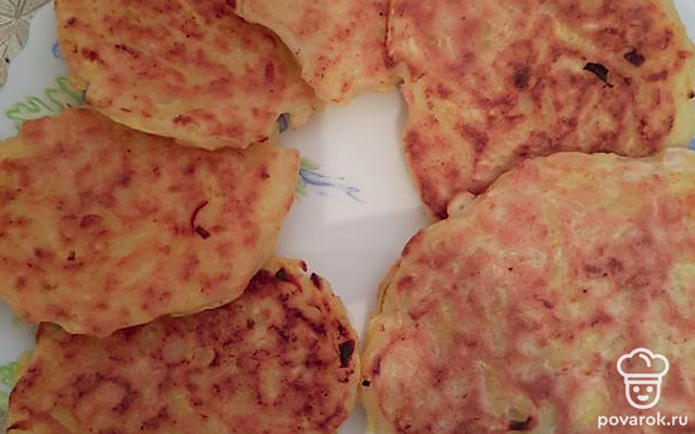 Оладьи с кабачком по рецепту мамы — Рецепт с фото