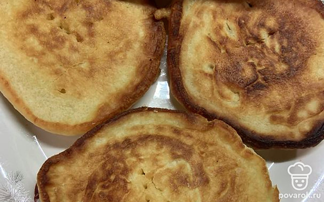 Пышные оладушки на сливках — Рецепт с фото