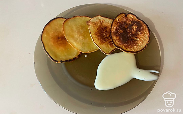 Пышные мини-блинчики как у бабушки — Рецепт с фото