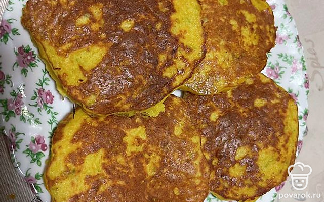 Тыквенные оладьи вкусные — Рецепт с фото