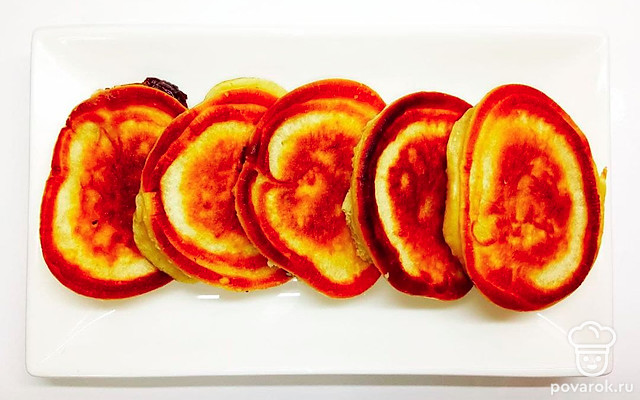 Домашние оладьи с шоколадом — Рецепт с фото