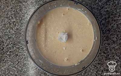 Измельчаем всё до такого состояния, как на фото.