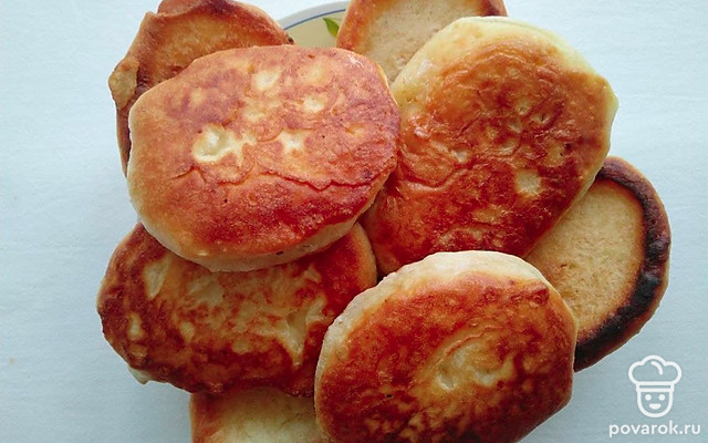 Пышные оладьи на майонезе — Рецепт с фото