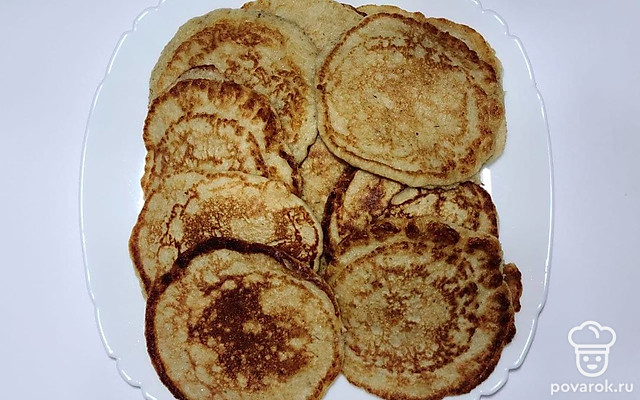 Изумительные оладьи из овсяных хлопьев — Рецепт с фото