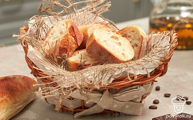 Отварной багет — Рецепт с фото