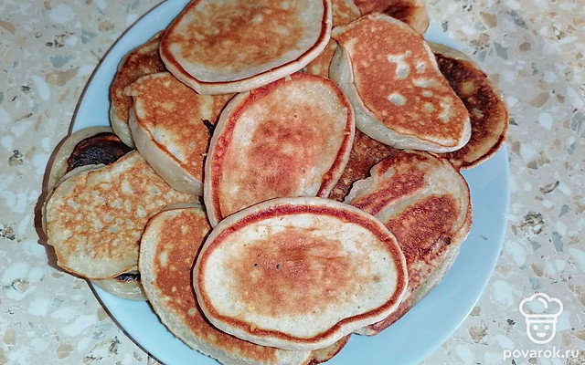 Творожные оладушки с апельсиновой цедрой — Рецепт с фото