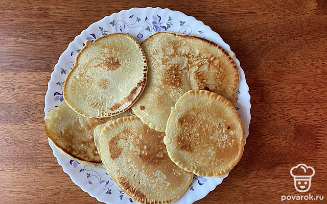 Вкусные пшенично-молочные оладушки — Рецепт с фото