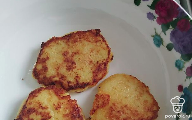 Оладьи из кабачкового пюре на сковороде — Рецепт с фото