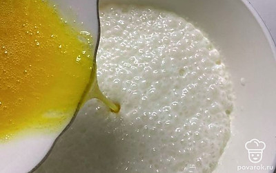 Затем соединяем все вместе, перемешиваем.