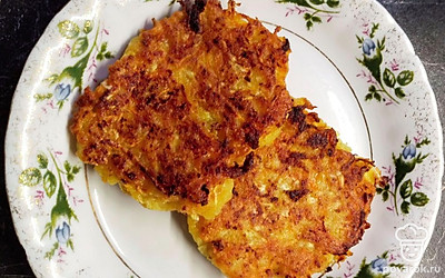 Плюшка из кабачка, моркови и яблока — Рецепт с фото