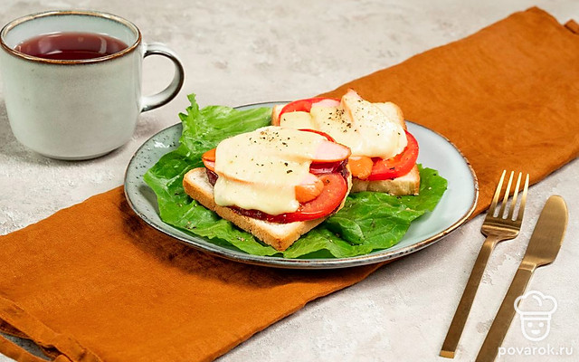 Тост с кетчупом — Рецепт с фото