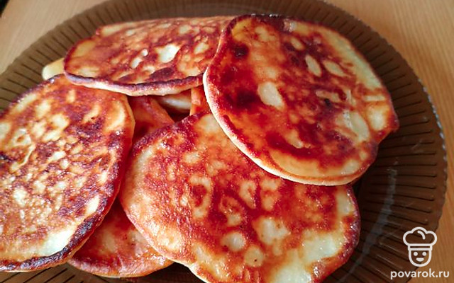 Банановые оладьи на йогурте — Рецепт с фото