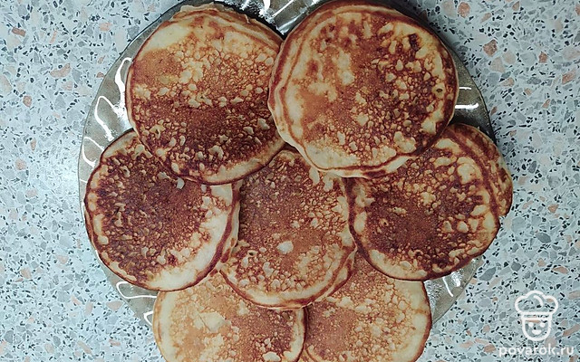 Банановые оладьи на рисовой муке — Рецепт с фото