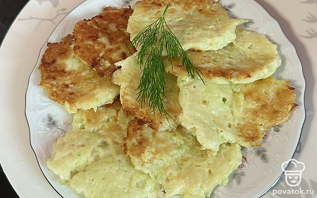 Оладушки из кабачков — Рецепт с фото