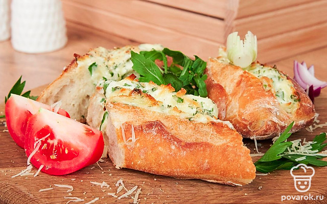 Багет с майонезом — Рецепт с фото