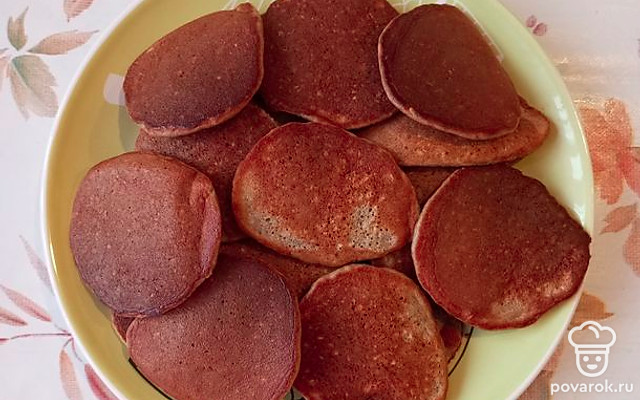 Овсяные оладьи с бананом — Рецепт с фото