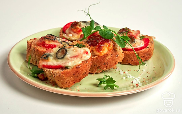 Багет с сулугуни — Рецепт с фото