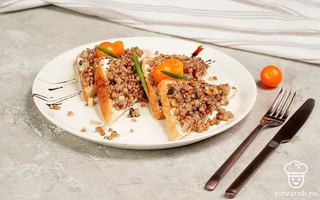 Тост с гречкой — Рецепт с фото