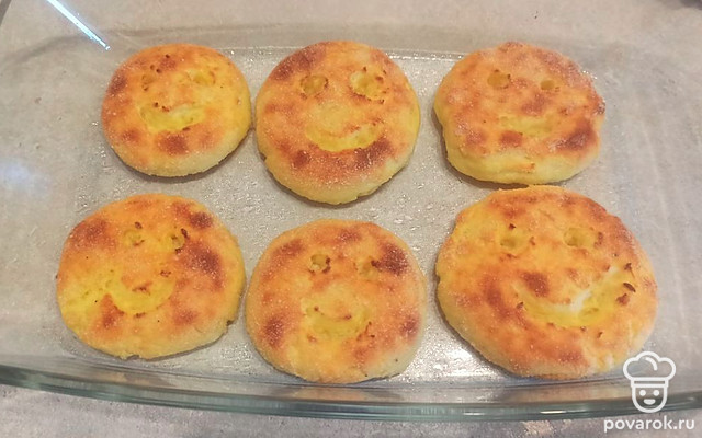 Лепешки «Картофельные улыбки» в духовке — Рецепт с фото