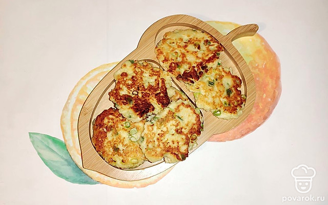 Оладьи с плавленым сырком — Рецепт с фото