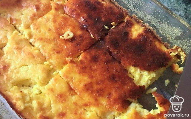 Творожная запеканка из детского садика — Рецепт с фото