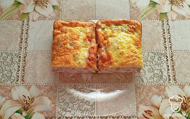 Сливочная запеканка с курицей — Рецепт с фото